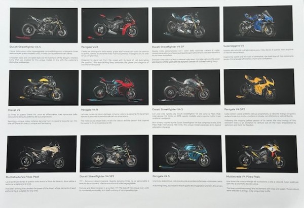 DUCATI Kalender 2025 Unica Sondermodelle limitiert