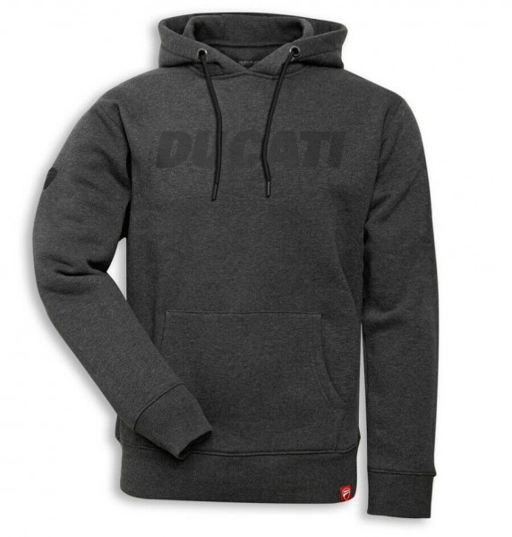 DUCATI Logo Kapuzen Sweatshirt grau