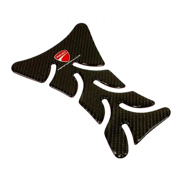 Ducati Tankpad aus Carbon für Superbike