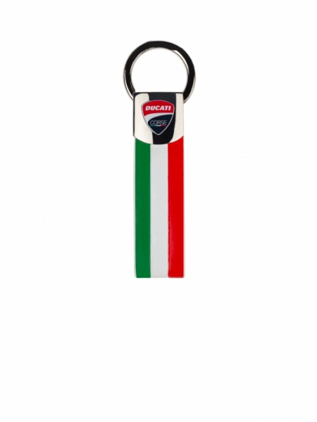 DUCATI Corse Schlüsselanhänger Trikolore