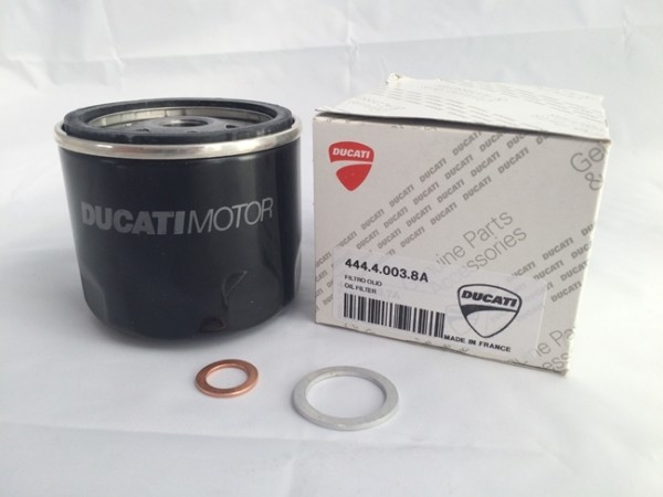 DUCATI Ölfilter 44440039A inkl. Dichtringe