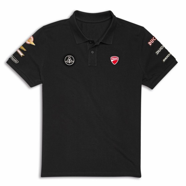 DUCATI Polo Shirt Icon schwarz