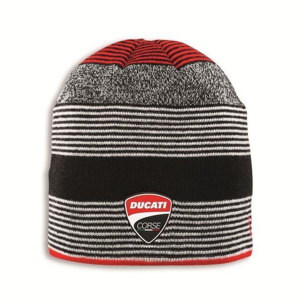 DUCATI Corse Linestripe Knit Mütze