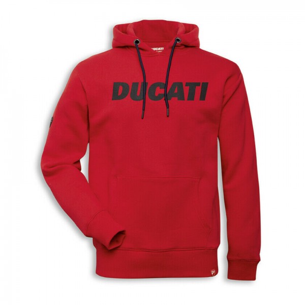 DUCATI Logo Kapuzen Sweatshirt rot