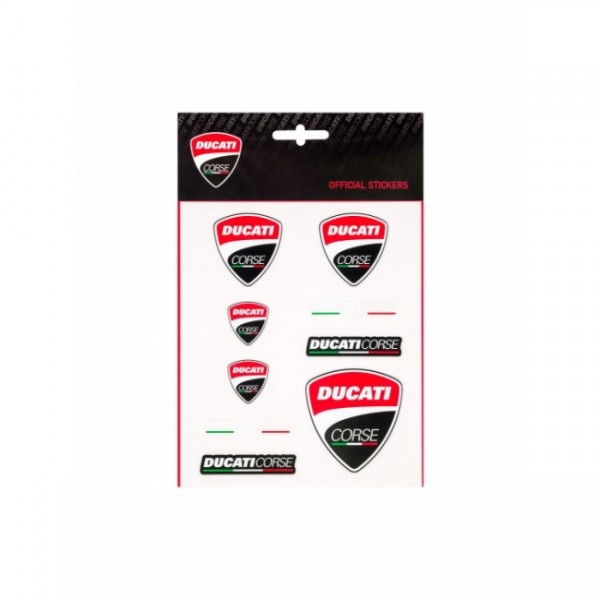 DUCATI Corse Aufkleber-Set "Logo"