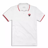 DUCATI Polo Shirt DC Logo weiss DUCATI Polo Shirt DC Logo weiss