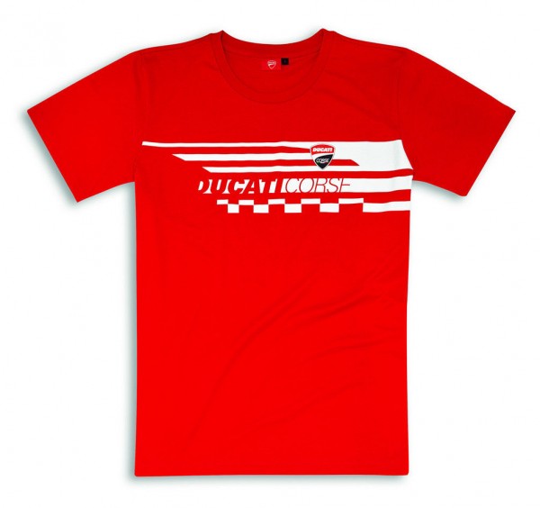 DUCATI Red Check T-Shirt